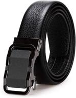 leather ratchet automatic adjustable 2f752309 men's accessories in belts logo