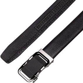 img 1 attached to Leather Ratchet Automatic Adjustable 2F752309 Men's Accessories in Belts