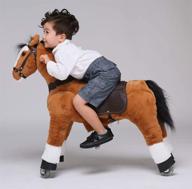 🐴 ufree ride on pony large toy horse: the ultimate birthday gift for children 4-9 years old! logo