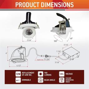 img 2 attached to 🔆 OSTWIN Adjustable Temperature Downlight: Ultimate SEO-Optimized Product