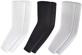 img 1 attached to 🌞 Protective Arm Sleeves for Outdoor Activities: Sun Block, Warmth, and Coolness for Biking, Hiking, and Cycling