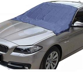 img 4 attached to H&L Highland Snow & Ice Winter Weather Car Windshield Cover 210 x 120cm: Ultimate Protection for Your Vehicle in Harsh Winters