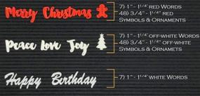 img 2 attached to Christmas Holiday Set Letter Boards