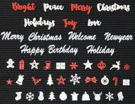 christmas holiday set letter boards logo