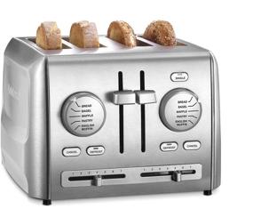 img 1 attached to 🍞 Cuisinart CPT-640 Stainless Steel 4-Slice Metal Toaster