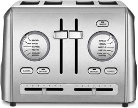 img 2 attached to 🍞 Cuisinart CPT-640 Stainless Steel 4-Slice Metal Toaster