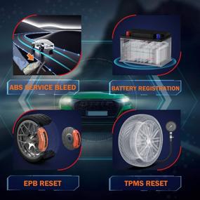 img 1 attached to 🔧 ANCEL FD700: Продвинутый всесистемный сканер OBD2 для автомобилей Ford - последнее слово в автомобильном считывателе кодов с поддержкой SRS, калибровки SAS, масла TPMS, IQA, EPB, BMS, очистки DPF и сброса EGR