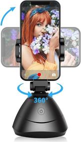 img 4 attached to Фотоштатив-стабилизатор для смартфона "Fansbe": 360° вращение для iPhone с умным трекингом лица, портативная селфи-палка и держатель для штатива для съемки видео, записывающий штатив и TikTok YouTube.