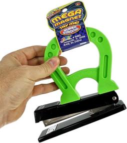 img 1 attached to 🧲 JA-RU Mega Magnet Toy 4.75-inch U Shaped Horseshoe Magnets for Kids and Adults - Assorted Colors - Educational Stress Relief Toy - Ideal for Experiments, Learning, and Party Favors - 5460-1