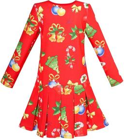 img 3 attached to 🎅 Sunny Fashion Holiday Girls' Clothing and Dresses - Christmas Stockings
