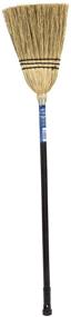 img 1 attached to Quickie Natural Fiber Upright Angle Broom - Ideal for Garages, Courtyard, 🧹 Sidewalks, Decks, and Outdoor Surfaces, Effortlessly Sweeps and Cleans Home, Kitchen, Room, Office Floors