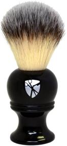 img 1 attached to 🐰 Animal-Free Luxury: Safety Razor Synthetic Bristle Shaving Brush by Luxury Barber