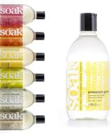 soak s07-6p pineapple grove: luxurious 12oz bath soak for an indulgent experience logo