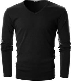 img 3 attached to 👔 Premium Comfort and Style: GIVON Men's Slim Fit Soft Cotton Thermal V-Neck T-Shirt