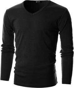 img 4 attached to 👔 Premium Comfort and Style: GIVON Men's Slim Fit Soft Cotton Thermal V-Neck T-Shirt