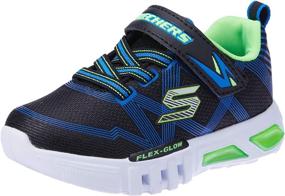 img 4 attached to Skechers Flex Glow Dezlo Medium кроссовки для мальчиков малышей - Обувь для кроссовок (SEO)