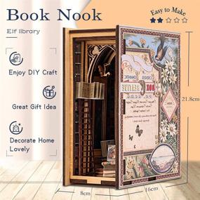 img 3 attached to 🏠 CUTEBEE Dollhouse Booknook Bookshelf: Enhanced Creativity Builder