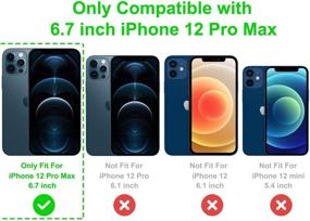 img 3 attached to AIFENGCASE Phone Case Compatible With IPhone 12 Pro Max Cell Phones & Accessories