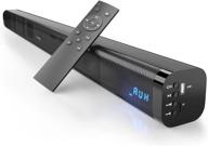 🔊 smalody 40w soundbars for tv: wirelessly connect with bluetooth 5.0, built-in subwoofer & multiple inputs (31-inch) logo