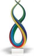 badash art glass centerpiece spectrum logo