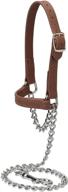 🐐 brahma webb brown goat halter by weaver leather: top-quality livestock gear логотип