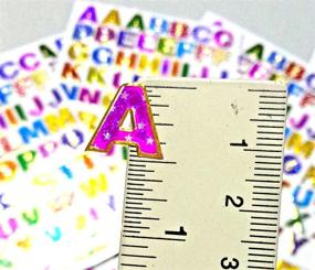 img 2 attached to Colorful Self Adhesive Reflective Decorative Scrapbook Scrapbooking & Stamping