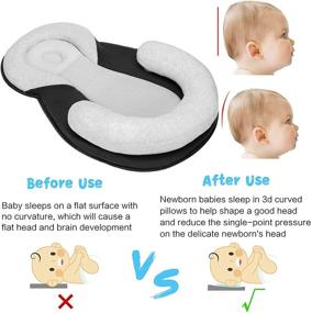 img 3 attached to 👶 Portable Newborn Baby Snuggle Lounger Nest Bed Mattress & Pillows - Gender-Neutral Baby Stuff for Preventing Infant Flat Head Syndrome - Perfect Gift for Babies (Boy & Girl) - Ideal for Baby Registry Search