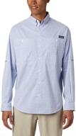 👕 super tamiami shirt by columbia: long sleeve men's performance shirt for ultimate comfort and style логотип