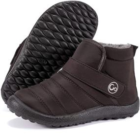 img 4 attached to 👞 Comfortable Toddler Shoes and Boots with Waterproof Handles