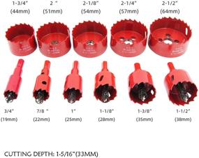 img 3 attached to BI Metal Set – LAIWEI 4-Inch General Purpose 2-in-1