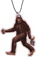fresh fresheners sasquatch car air freshener 3 pack infused with essential oils (3 pack, 3 invigorating scents) logo