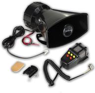 zento deals 80w car siren horn mic pa speaker system: amplify emergency sound with 5 tones logo