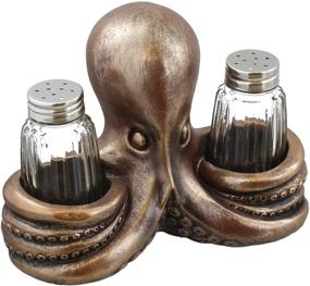 img 2 attached to 🐙 DWK Octopus Salt &amp; Pepper Shaker Set - Exquisite Decorative Design