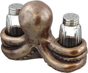 img 1 attached to 🐙 DWK Octopus Salt &amp; Pepper Shaker Set - Exquisite Decorative Design