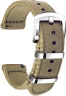 🔝 high-quality ullchro nylon replacement canvas military men's watches logo
