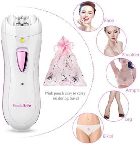 img 2 attached to 🔌 Rechargeable ElectriBrite Facial Hair Removal Epilator for Women - Cordless Electric Tweezers, Ideal for Upper Lips, Chin, Arms, Legs, and Bikini Line