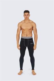 img 2 attached to 👖 Оптимальные профессиональные термобелье компрессионные леггинсы для мальчиков, юношей и мужчин TCA