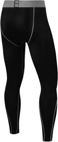 img 3 attached to 👖 Оптимальные профессиональные термобелье компрессионные леггинсы для мальчиков, юношей и мужчин TCA