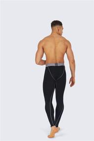 img 1 attached to 👖 Оптимальные профессиональные термобелье компрессионные леггинсы для мальчиков, юношей и мужчин TCA