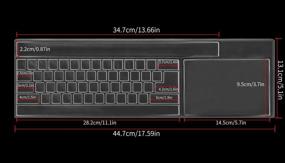 img 3 attached to 💻 Силиконовая накладка на клавиатуру ПК - прозрачная, защита от пыли и воды для стандартной 104/107-клавишной клавиатуры компьютера