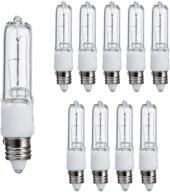 💡 sterl lighting 100w t4 jd e11 mini candelabra halogen bulbs - 10 pack, long lasting & high output - ideal for chandeliers, pendants, cabinets, and table lamps logo