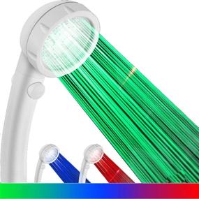 img 4 attached to STTIAO Led Handheld Shower Head: Water 🚿 Temperature Controlled Color Changing & Water Stop Feature