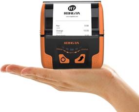 img 2 attached to 🖨️ Rongta Mini Bluetooth Printer - Portable Mobile Thermal Receipt Printer for Business ESC/POS, Restaurant, Sales, and Kitchen - Supports iOS & Android Devices - Not Compatible with Square (80MM-300)
