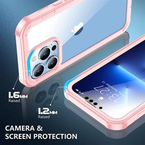 img 1 attached to Red2Fire iPhone 13 Pro Case: 360° Full Body Protection with Built-in Screen Protector - Pink