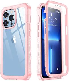 img 4 attached to Red2Fire iPhone 13 Pro Case: 360° Full Body Protection with Built-in Screen Protector - Pink