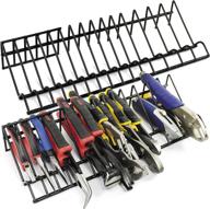 🔧 efficient plier organizer rack - 2 pack for insulated, spring loaded & regular/wide handle pliers - convenient toolbox storage and organization holder for chest drawers logo