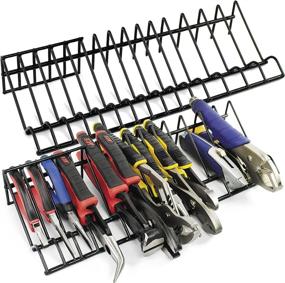 img 4 attached to 🔧 Efficient Plier Organizer Rack - 2 Pack for Insulated, Spring Loaded & Regular/Wide Handle Pliers - Convenient Toolbox Storage and Organization Holder for Chest Drawers