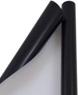🎁 jam paper глянцевая черная оберточная бумага - 25 кв. футов - рулон продается отдельно логотип