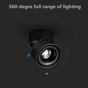 img 1 attached to Spotlight 360°Adjustable Lighting 10W Downlight Aluminum Lighting & Ceiling Fans for Ceiling Lights