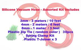 img 2 attached to Universal Fit Autobahn88 Blue Silicone Vacuum Hose Dress Up DIY Kit for Nissan, Subaru, MMC, Toyota, Honda, Mazda, Mustang, Chevrolet, Ford, Suzuki, Citroen, Audi, BMW, Benz, Mini, Volkswagen, Fiat, and more